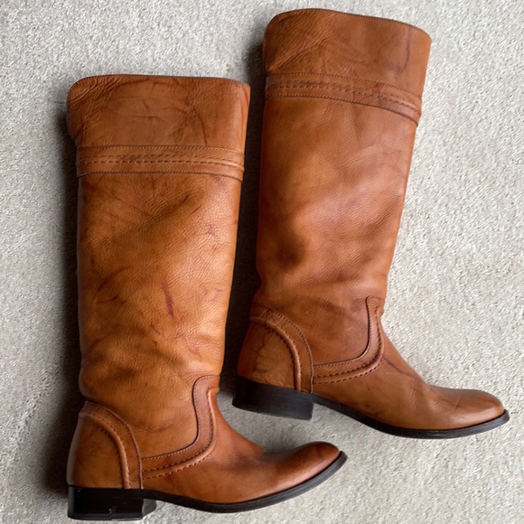 FRYE Melissa Trapunto Tall Boots sz 7 - Picture 6 of 16